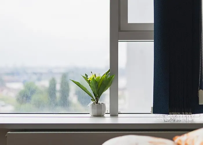 Panorama 1-Bedroom Apartment On Floor 13 With City View And Parking By Skyviews